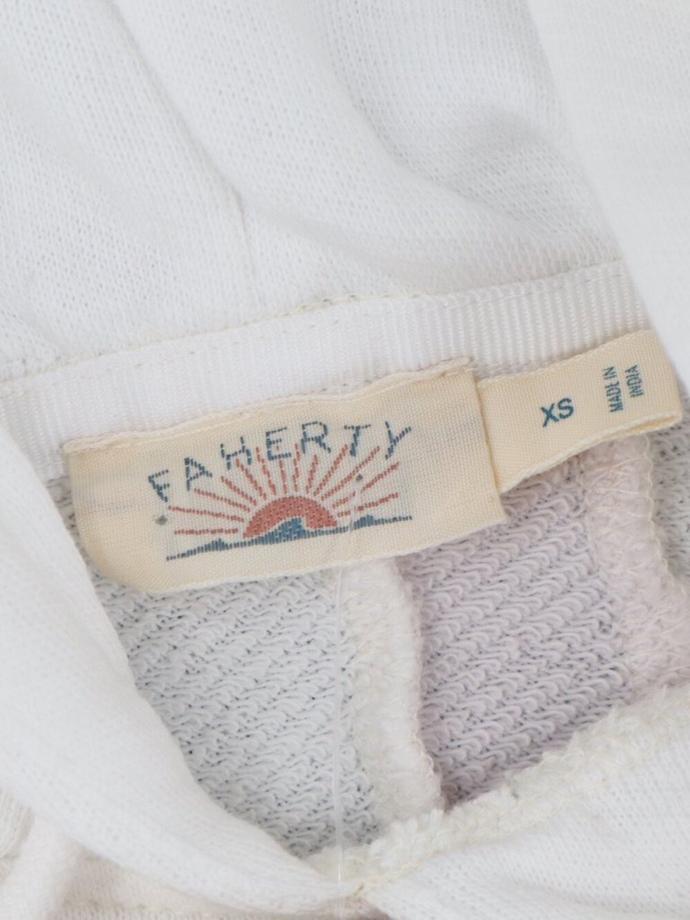 NWT Faherty Soleil Hoodie Coastal Canyon Sun Sea Cotton French Terry XS WKS2336 - Picture 4 of 14
